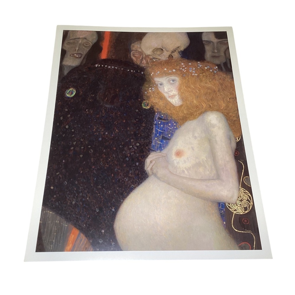 Gustav Klimt Hope I Detail Art Print Taschen 1903 10x13 Vienna Secession Poster